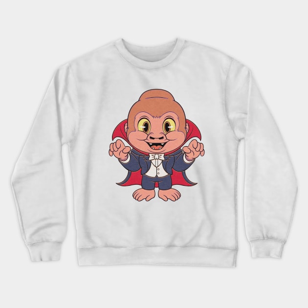 gorilla vampire Crewneck Sweatshirt by Ninja banana